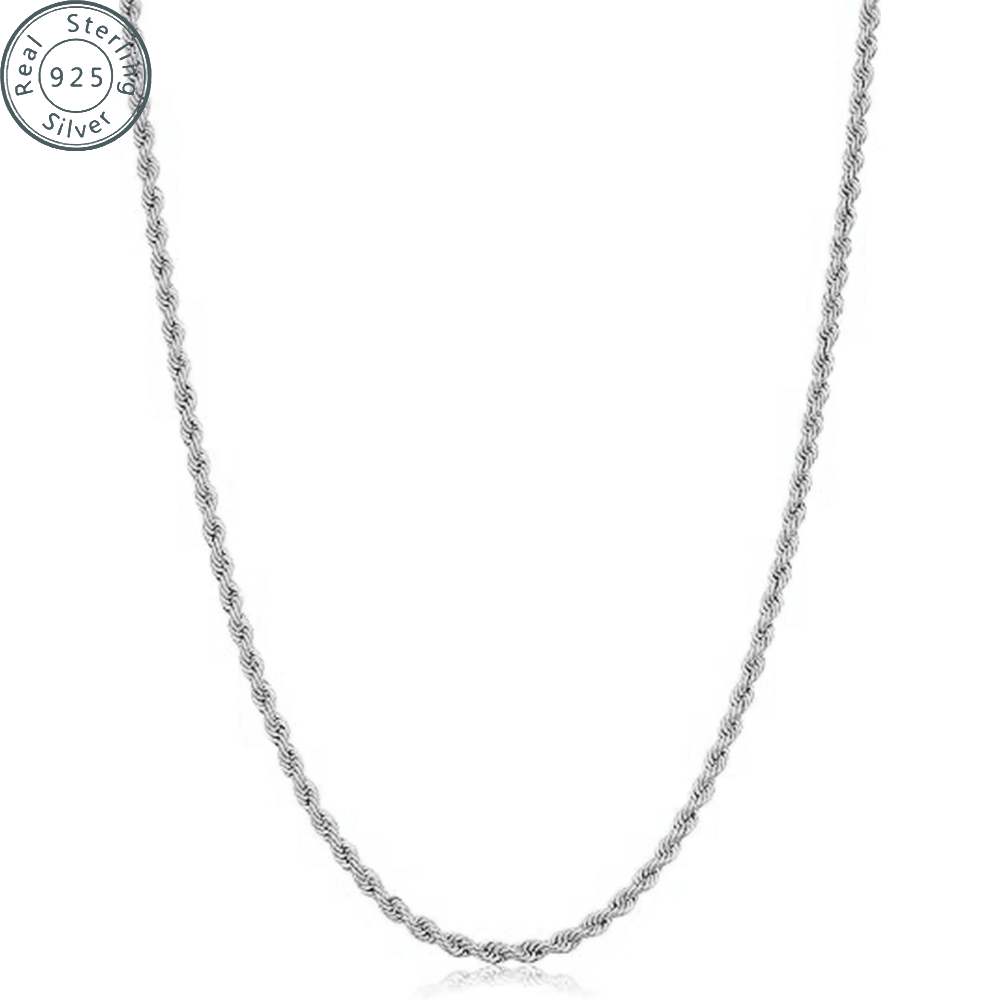 2 3 5mm Gold Rope Chain for Men & Women 18k Real Gold Plated Diamond Cut Gold N image 4
