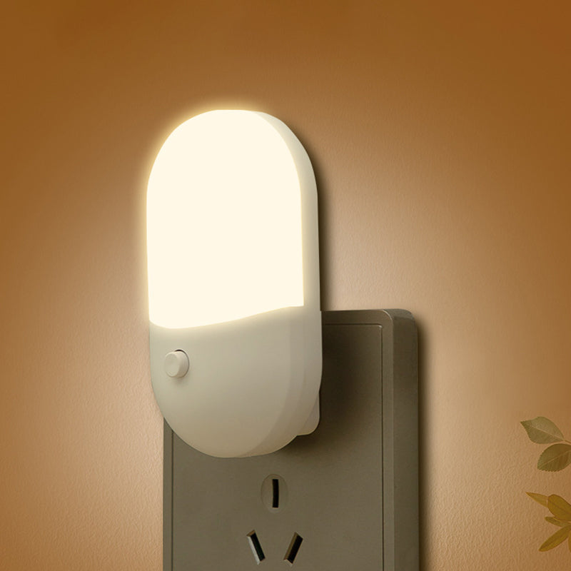 Bedside Lamp LED Mini Night Light EU US Plug Eye Protection Night Light Kids Gi image 6
