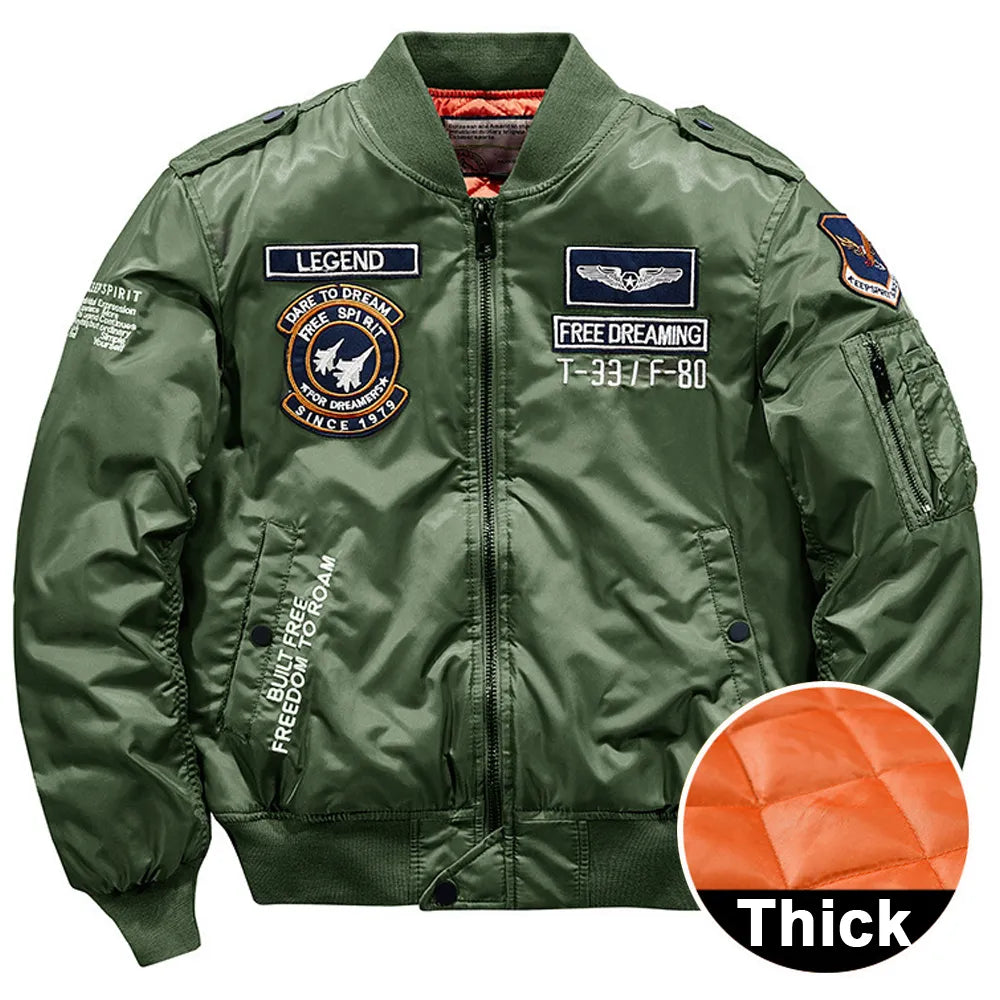 2023 Winter Man jackets new bomber coat racing motorcycle Clothes luxury aviato image 0