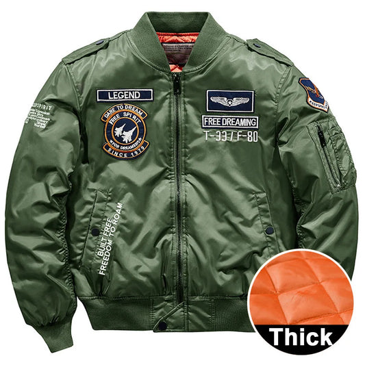 2023 Winter Man jackets new bomber coat racing motorcycle Clothes luxury aviato image 0
