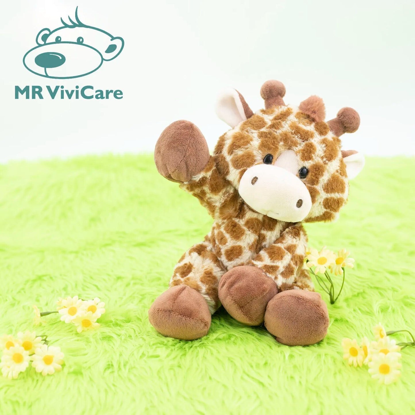 21.5cm Giraffe Cute Plush Dolls Baby Kids Cute Animal Soft Cotton Stuffed Soft image 1