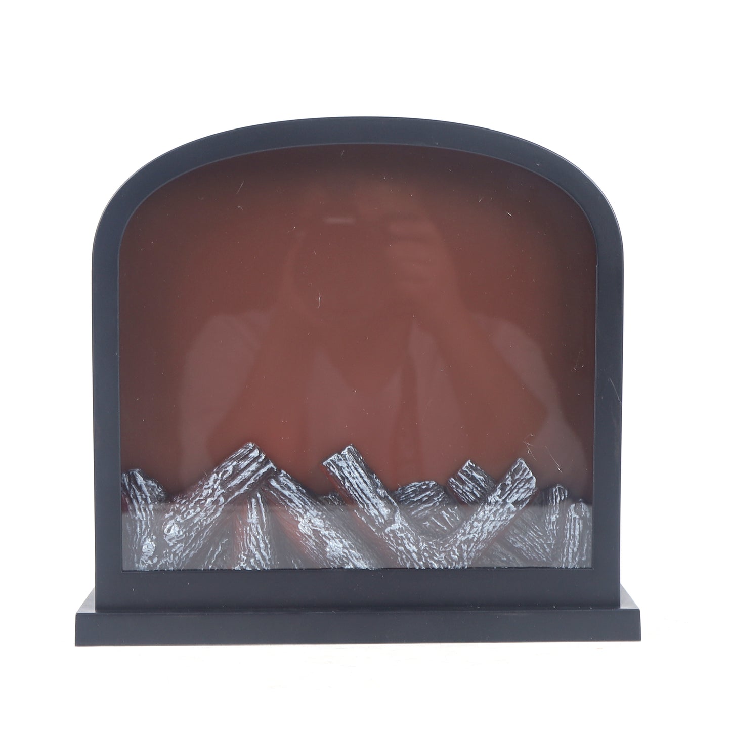 LOYALHEARTDY Mini Fireplace Lantern Decor Flameless Portable Electric Fireplace image 5