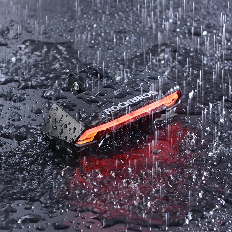 ROCKBROS Bike Light Smart USB LED Wireless Remote Control Bicycle Rear Light MT image 2