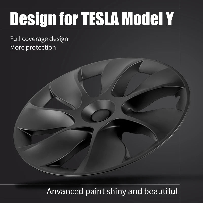 4PCS Wheel Cap For Tesla Model Y 2023 19 Inch RightÂ Left Hubcaps Cyclone Cover image 9