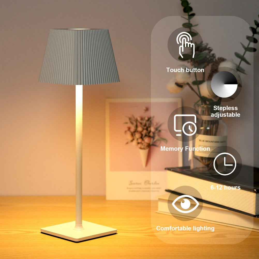 Portable Table Lamp Touch Led Lamp for Home Battery Operated Lamp Outdoor Water image 7