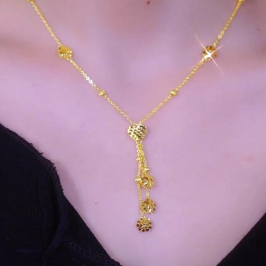 Fashion 18 K Gold Color Heartlove Shape Pendant Necklace for Women Bride Clavic image 0