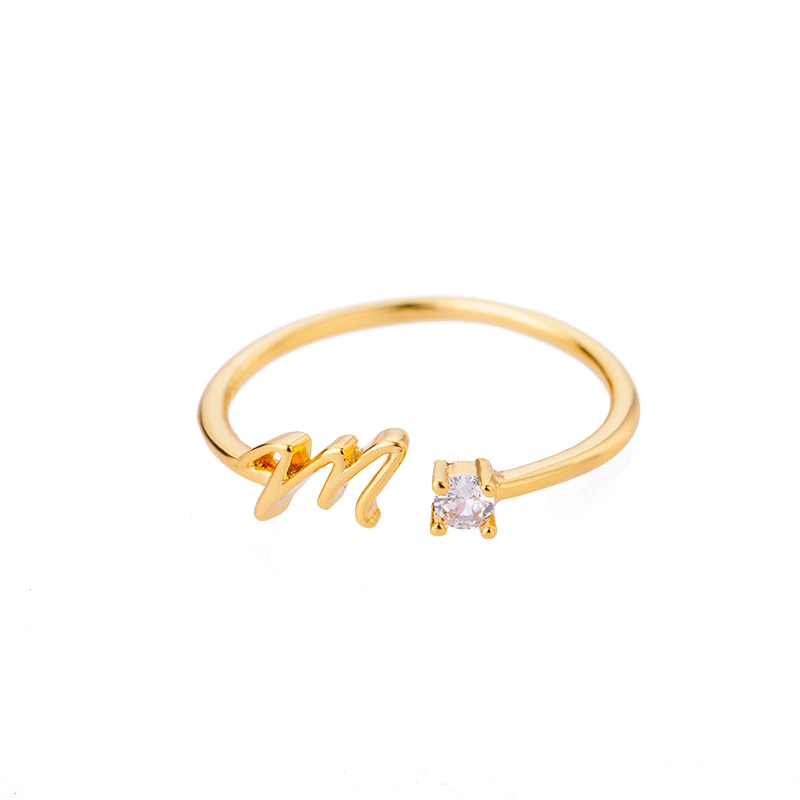 48 Style Women Stainless Steel Rings Gold Color Hollow Out Geometric Open Ring  image 45
