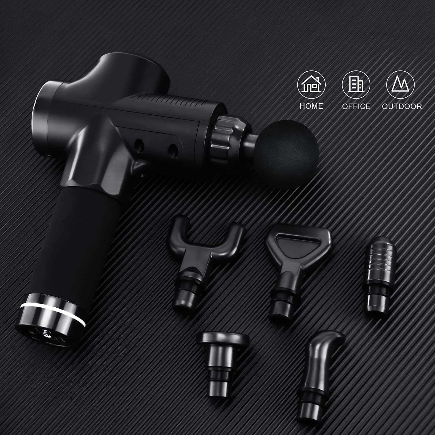 Deep Tissue Massage Gun For Muscle Pain Relief LCD Display Adjustable Speeds image 4
