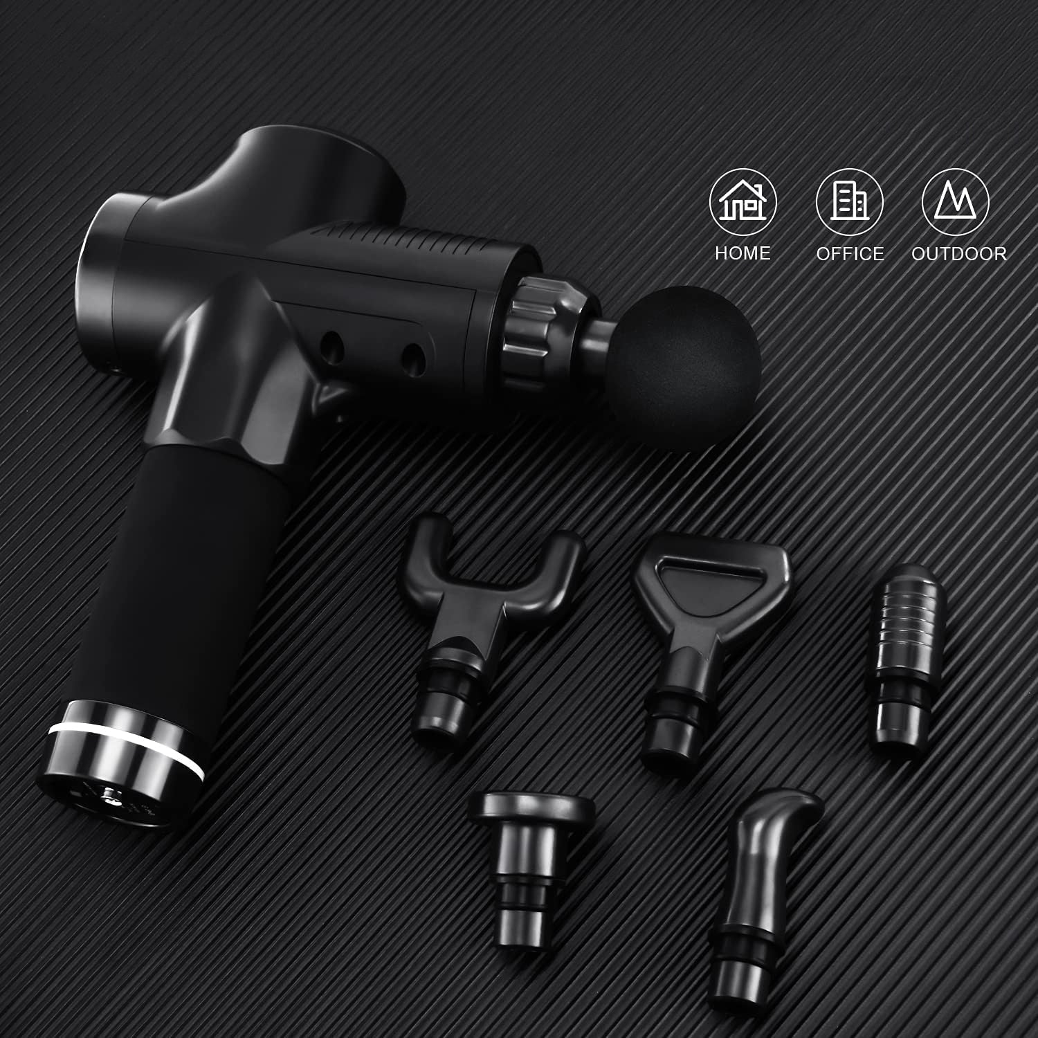 Deep Tissue Massage Gun For Muscle Pain Relief LCD Display Adjustable Speeds image 4