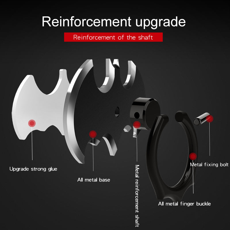 Oatsbasf Bat Finger Ring Phone Holder 360 Rotate Desktop Mount Mobile Phone Sta image 6