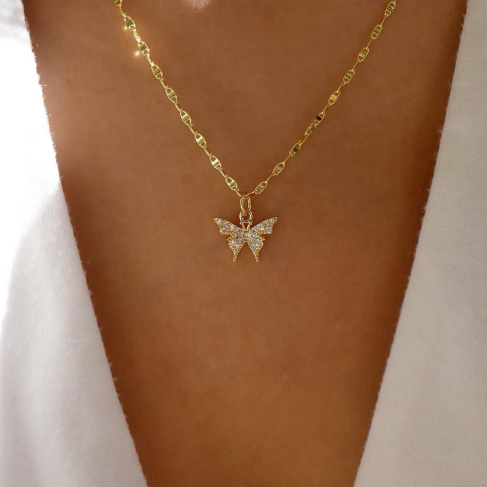 bls-miracle Bohemia Gold Color Multiple Styles Necklace For Women Trendy Multi- image 20