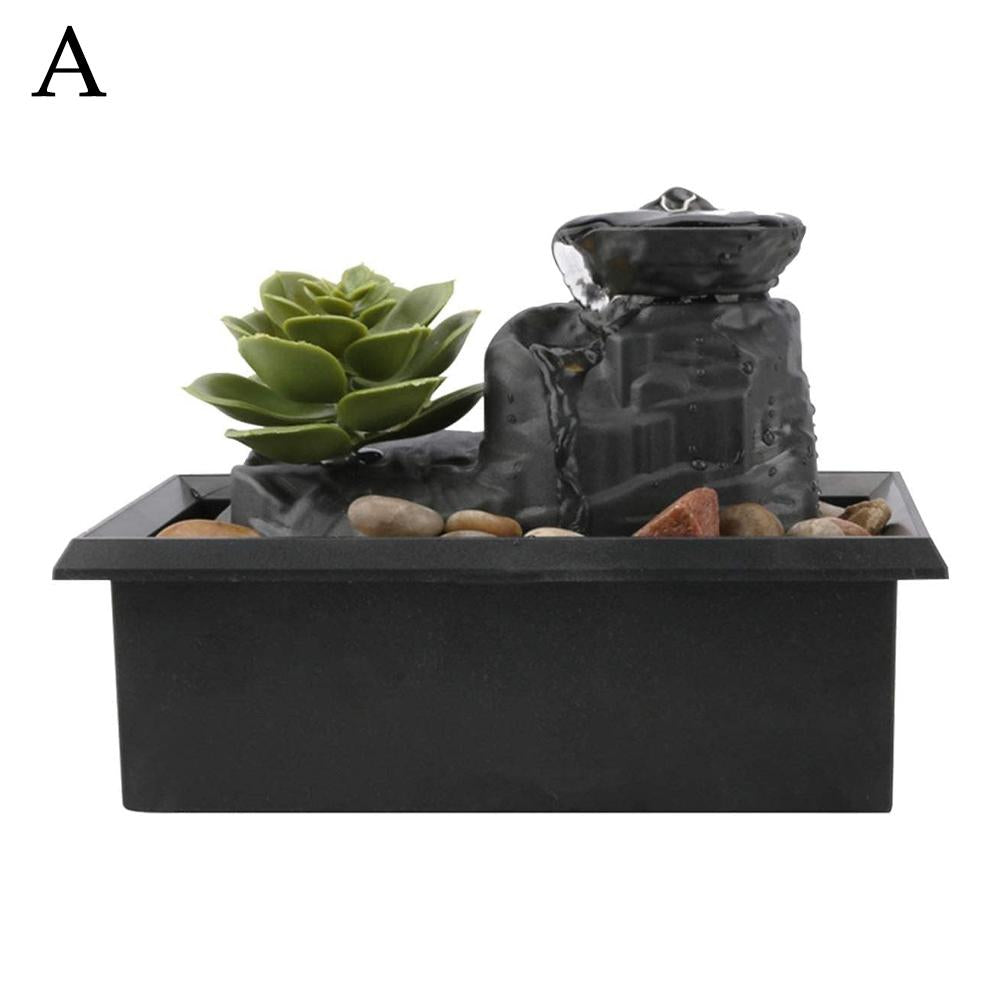 Tabletop Waterfall Decor Water Fountain Desktop Ornaments Flowing Tabletop Land image 8