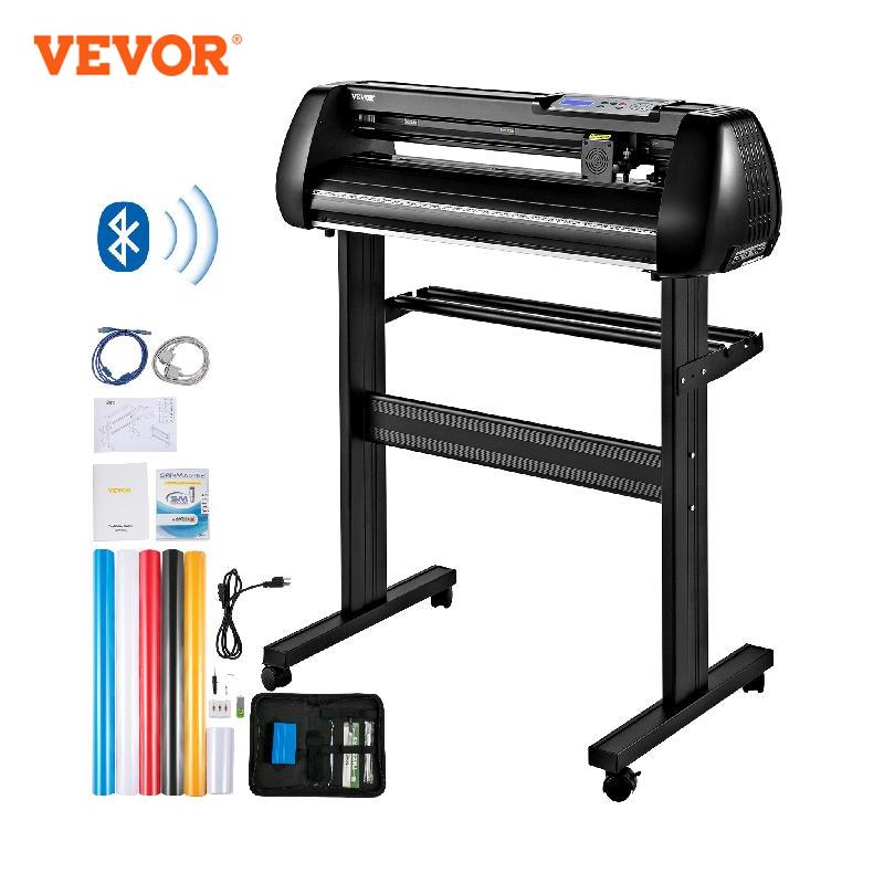 VEVOR 28/34 Inch Vinyl Cutter Plotter Labels Printer Sign Cutting Machine LCD D image 2
