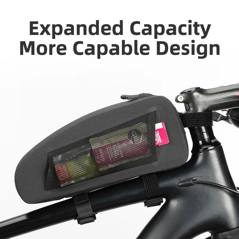 ROCKBROS Bicycle Bag Waterproof Cycling Top Front Tube Frame Bag Large Capacity image 11