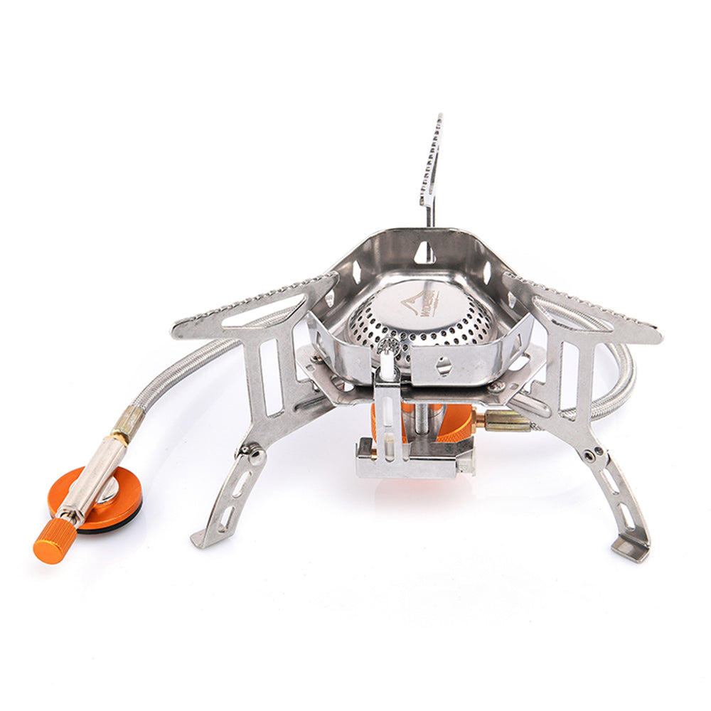 Widesea Camping Wind Proof Gas Burner Outdoor Strong Fire Stove Heater Tourism image 1