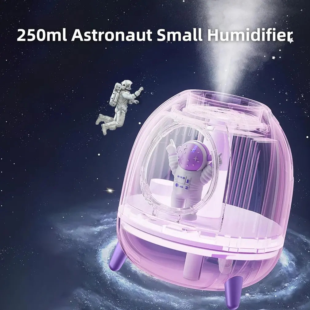 Hot Sale 250ML Astronaut Small Air Humidifier Portable With Colorful LED Light image 6