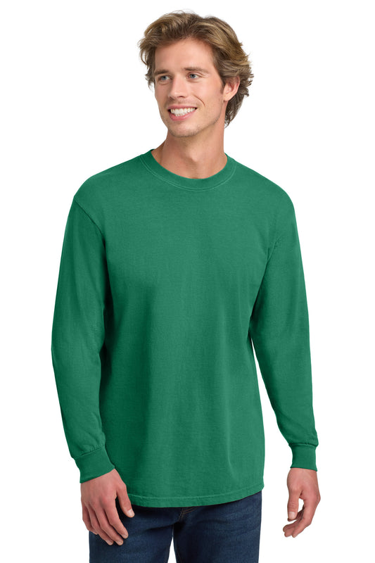 تي شيرت COMFORT COLORS® ثقيل الوزن، مصنوع من خيوط دوارة، بأكمام طويلة، 6014