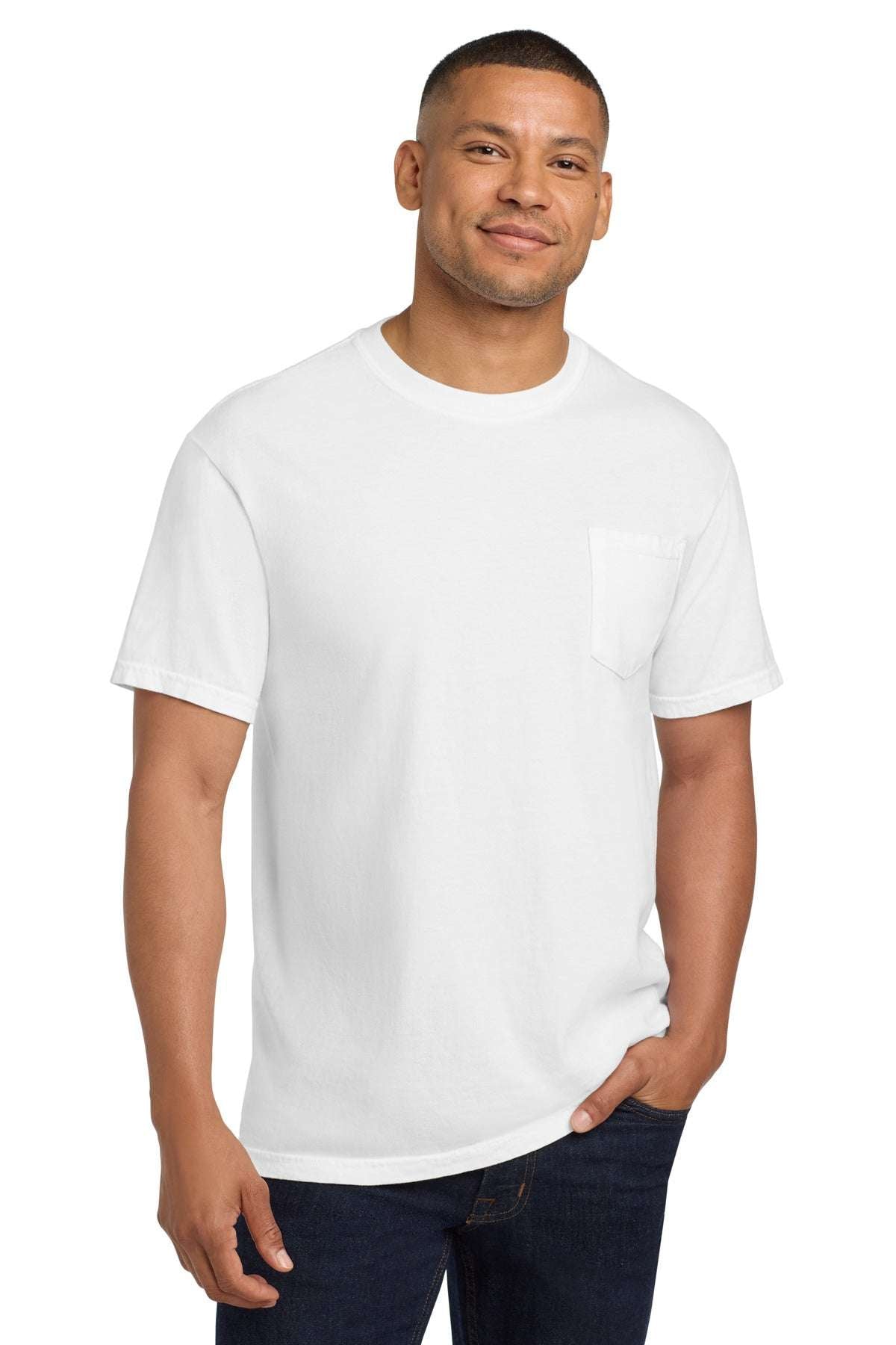 COMFORT COLORS Â® Heavyweight Ring Spun Pocket Tee. 6030