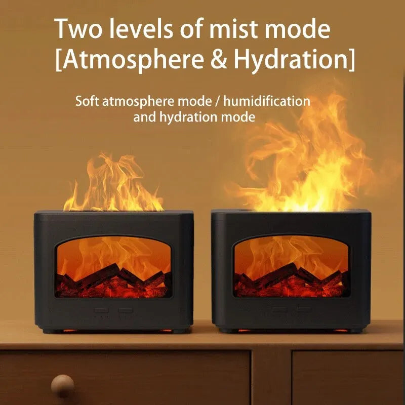 2024 For Flame Air Humidifier Essential Oils Humidifier Portable Type-C USB Fra image 4