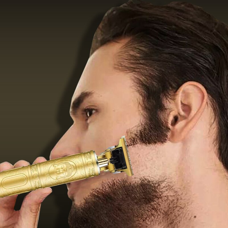 Electric Haircutter for Men USB Rechargeable Rechargeable Golden Buddha Razor E image 4
