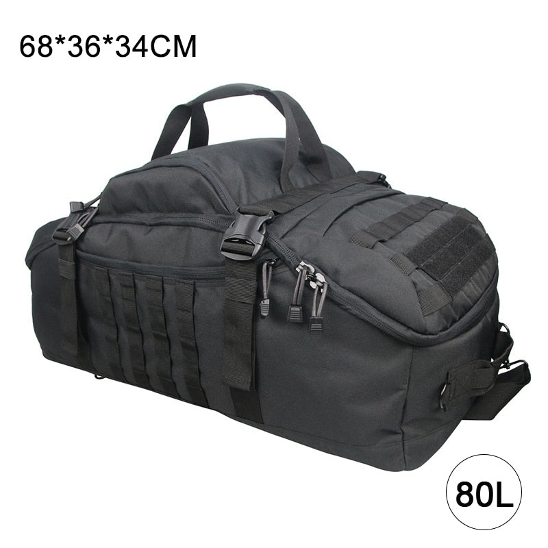 40L 60L 80L Waterproof Travel Bags Large Capacity Luggage Bags Men Duffel Bag T image 11