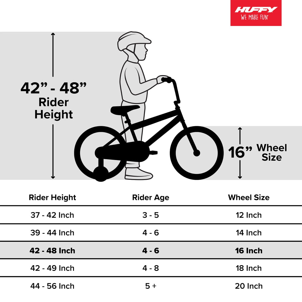2023 New Huffy 16 In. Rock It Boy Kids Bike, Red Bicycle image 4
