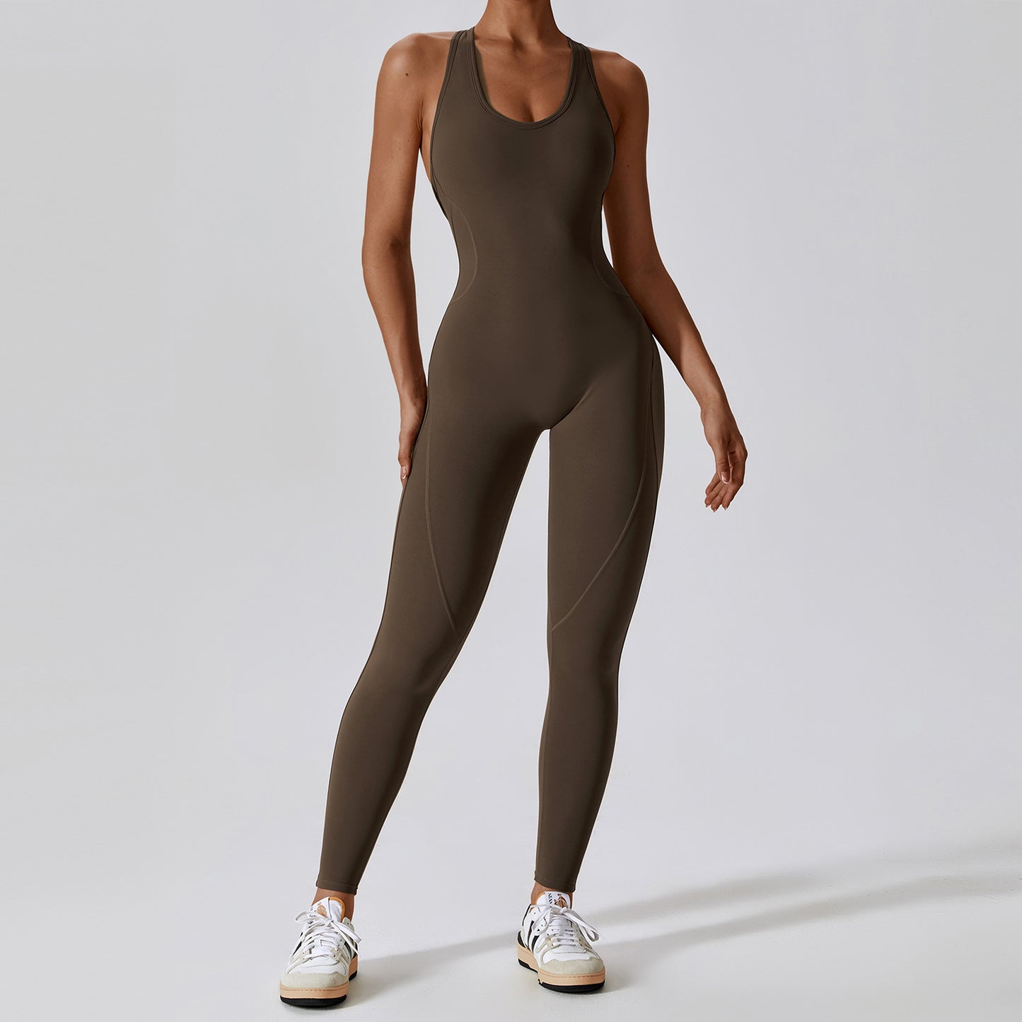 Yoga Jumpsuit Fitness Sports Overalls Gym Clothing Set Yoga Wear Pilates Workou image 3
