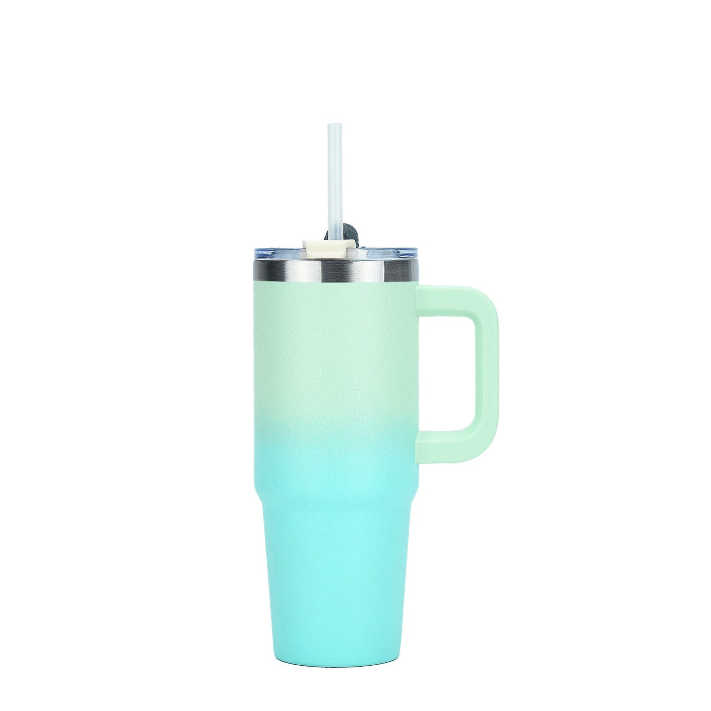 40OZ Stainless Steel Vacuum Insulated Bottle with Wide Spout Lid Tumbler with L image 1