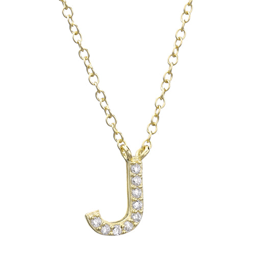 Moonmory 925 Sterling Silver Simple Gold Letter K J S Pendant Necklace For Wome image 0