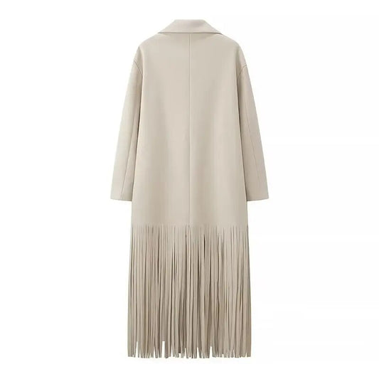 Plus Size Women's Clothing Spring Autumn Woolen Coat Street Style Fashion Dress image 0