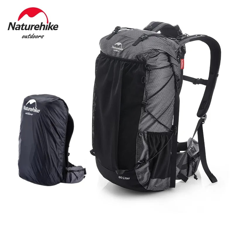 Naturehike Hiking Backpack Outdoor Sports Bag 60+5L Large Capacity Ergonomic De image 1