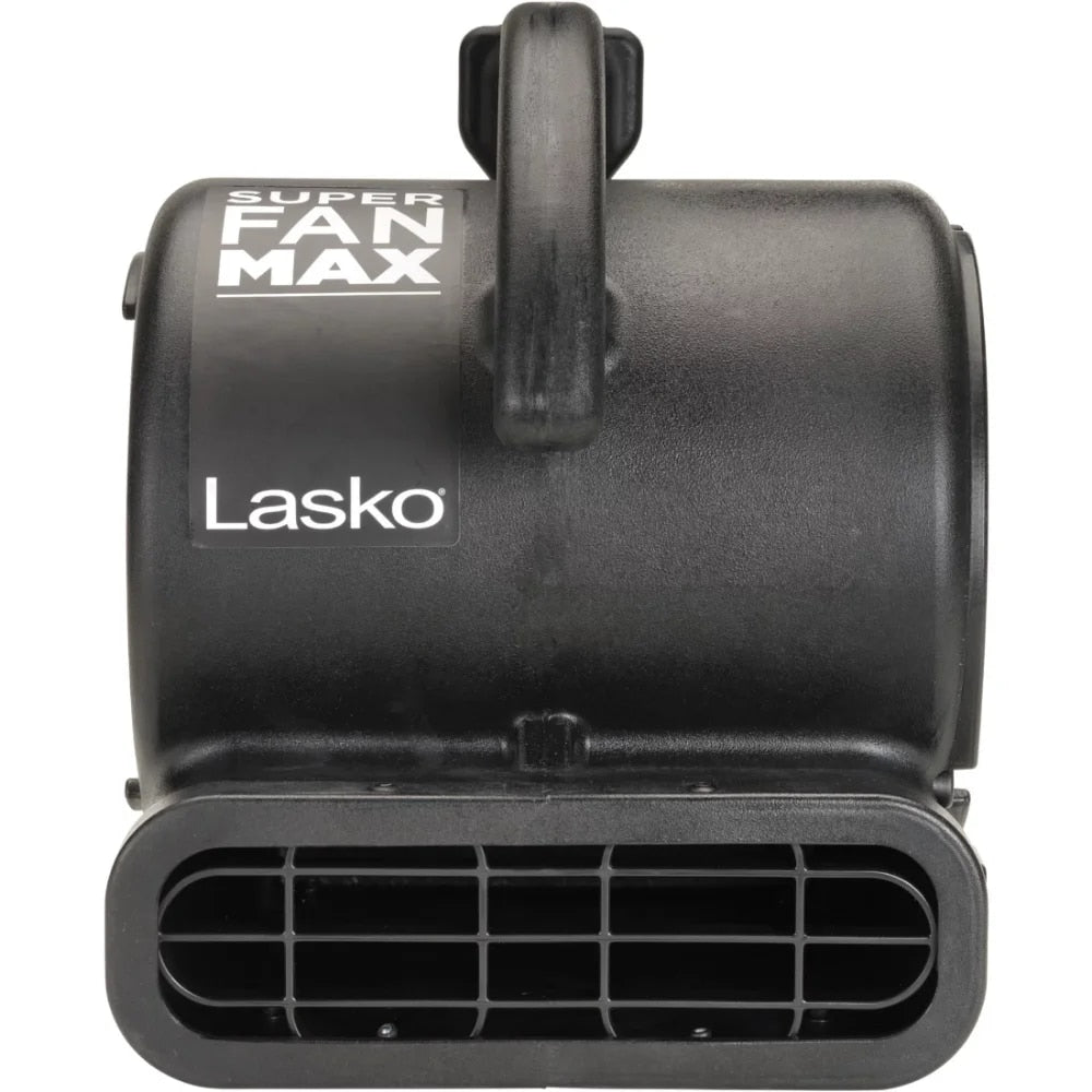 3-Speed Super Fan Max Air Mover Floor  With Outlets, SF-20-BK, Black image 2