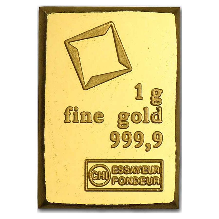 1 gram Gold Bar - Valcambi - Walmart image 1