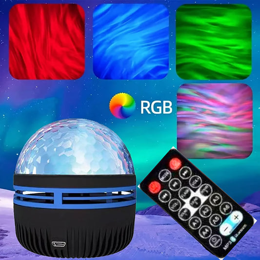 1pc Star Projector, Galaxy Projector, Water Ocean Wave Projector For Bedroom Ni image 0