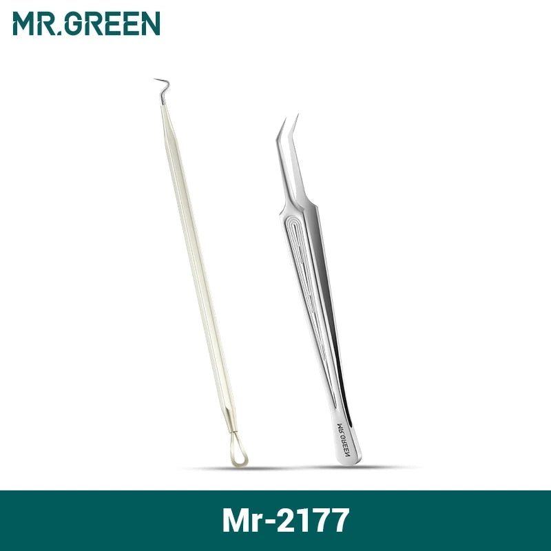 MR.GREEN Acne Remover Needles Blackhead Removal Pimple Comedone Extractor Set B image 1