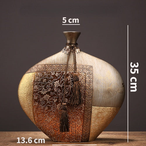 New Chinese-style Home Decoration Ceramics Vase Living Room Decoration TV Cabin image 0