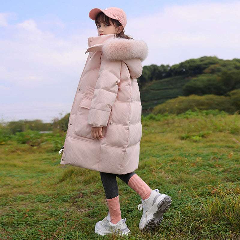 2024 Winter warm Down jacket kids toddler girl clothes Girls clothing Thicken P image 3