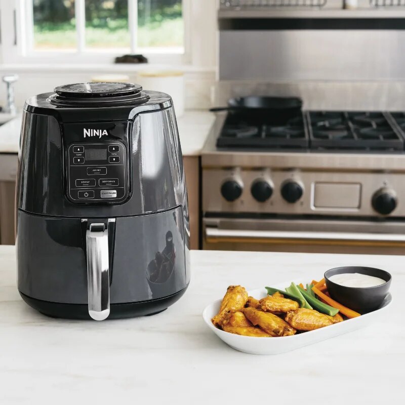Ninja 4QT Air Fryer, Black, AF100WM air fryers  kitchen accessories  air fryer image 2
