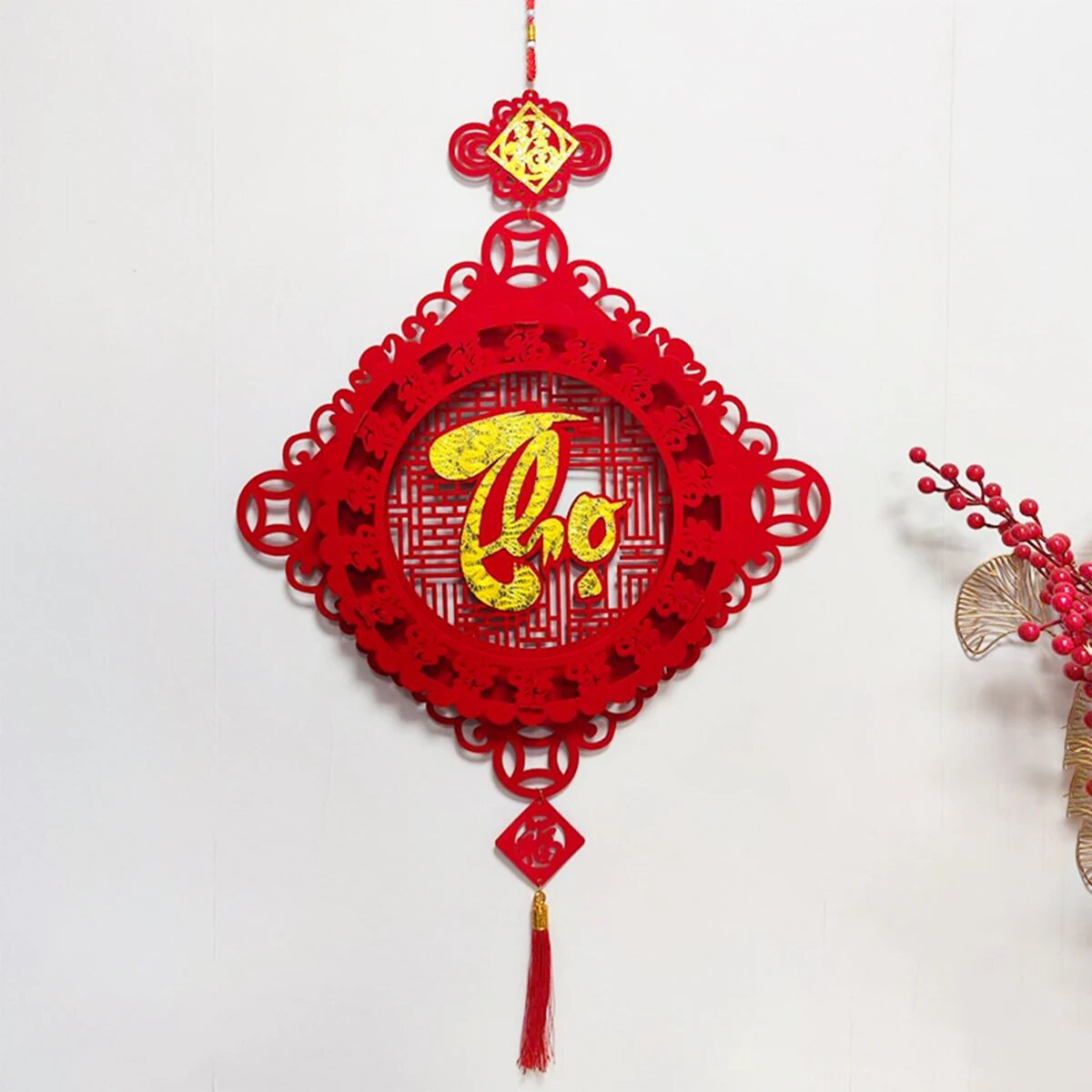 Chinese Lunar New Year Decorations 2024 Vietnam Spring Festival Hanging Pendant image 4