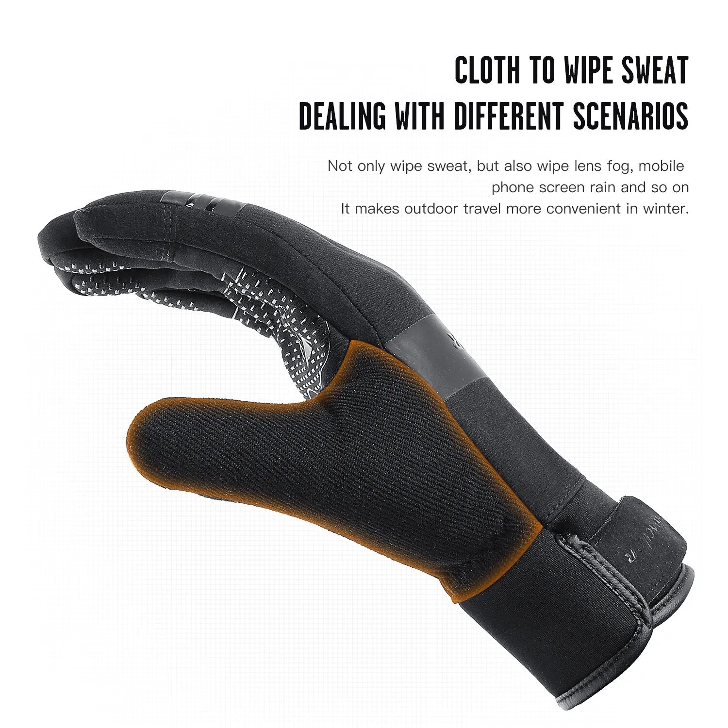 Winter Men Women Gloves Touch Cold Waterproof Male Outdoor Sports Warm Motorcyc image 6