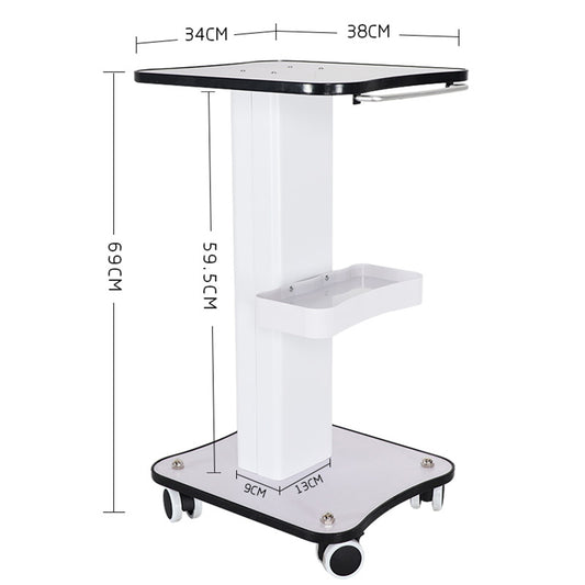Max Load 40Kg Salon Table Trolley Stand Rolling Cart Beauty Wheel Holde Trolley image 0