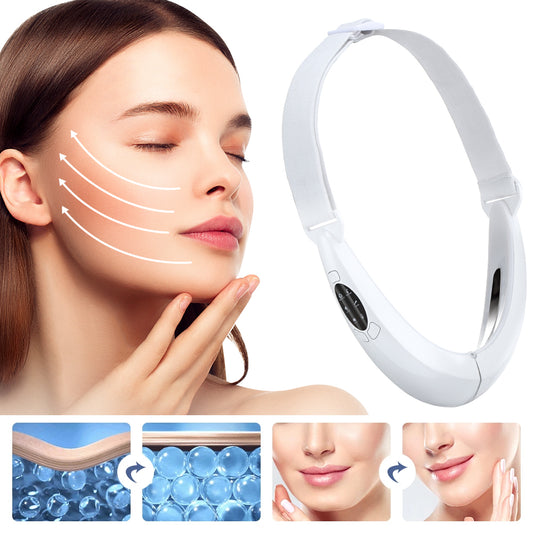 EMS Face Lifting Device LED Photon Therapy Vibration Facial Massager Face Slimm image 0