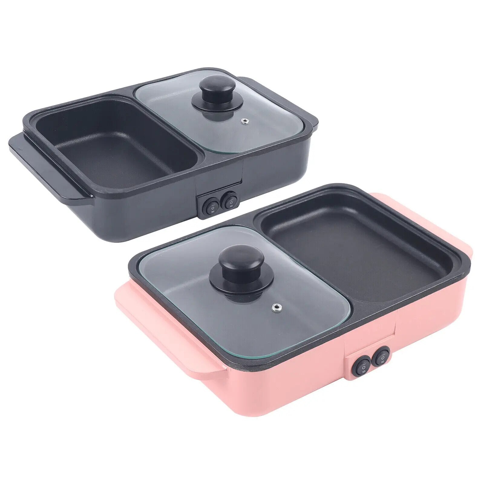 1200W Electric Hot Pot Cooker 110V BBQ Mini Grill Multifunctional Electric BBQ image 7