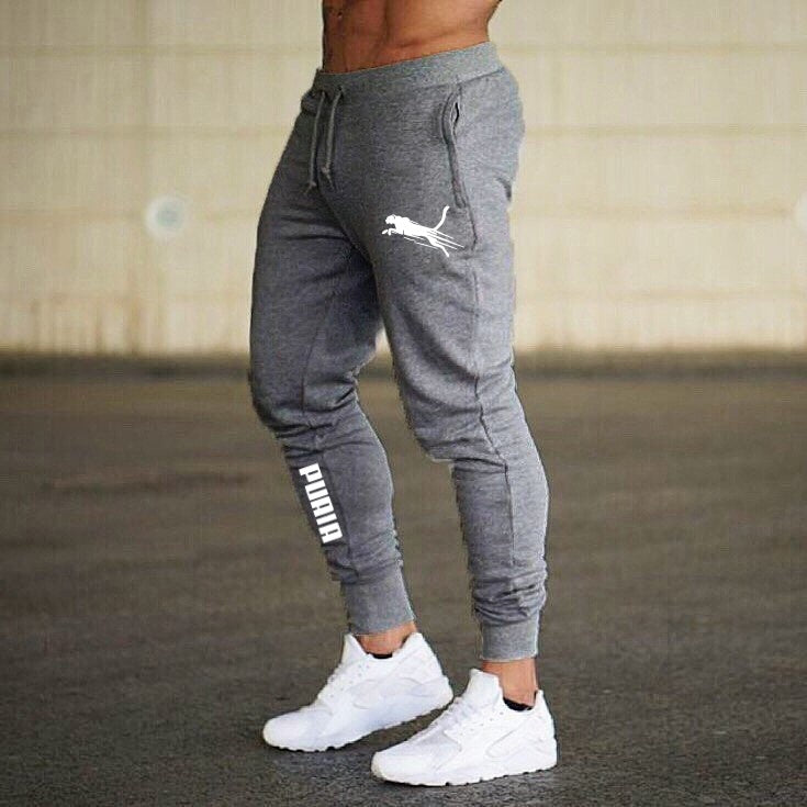 2024New Men Sweatpants Autumn Winter Print Fleece Warm Jogging Pants Male Outdo image 3