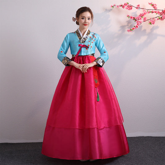 Hanbok for Women Korean Traditional Costume Minority Palace Performance Court C image 0
