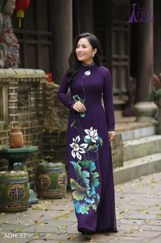 aodai vietnam clothing cheongsam aodai vietnam dress vietnamese traditionally d image 0