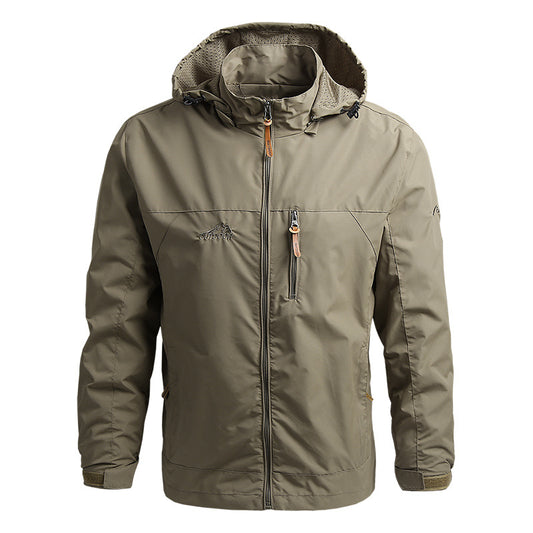 Men Windbreaker Military Field Jackets Outerwear Mens Spring Autumn Waterproof  image 0