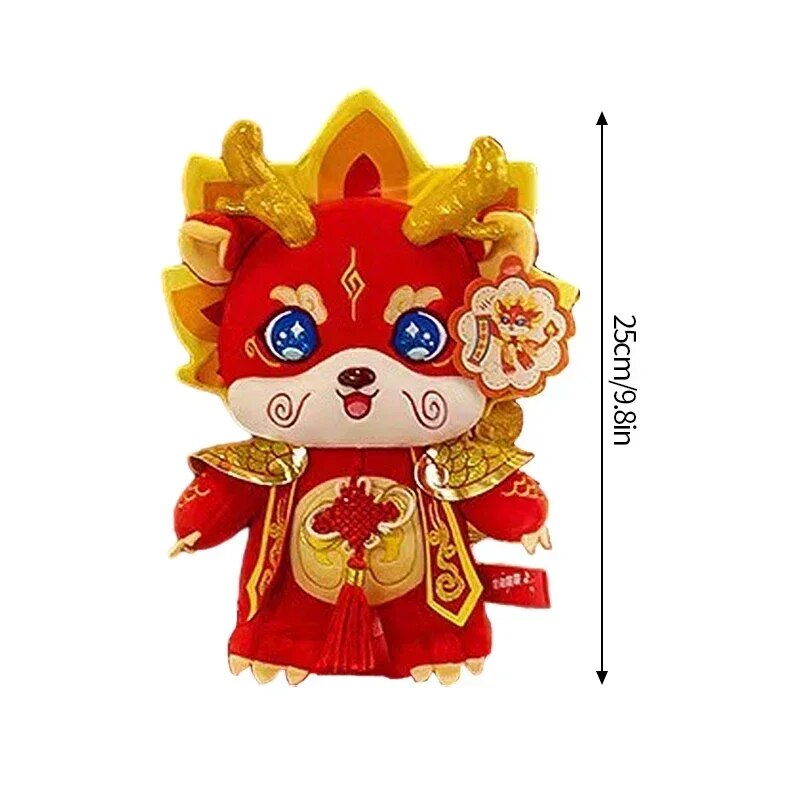 Chinese Lunar New Year Decoration 2024 Kawaii Dragon Plush Dolls Spring Festiva image 13