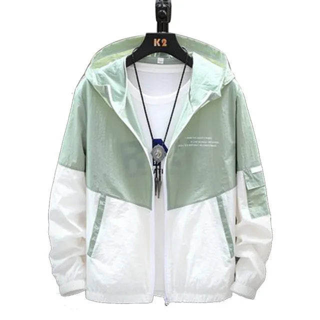 Retro Bomber Jacket Men Women Five-pointed Star Patchwork High Street Varsity C image 2