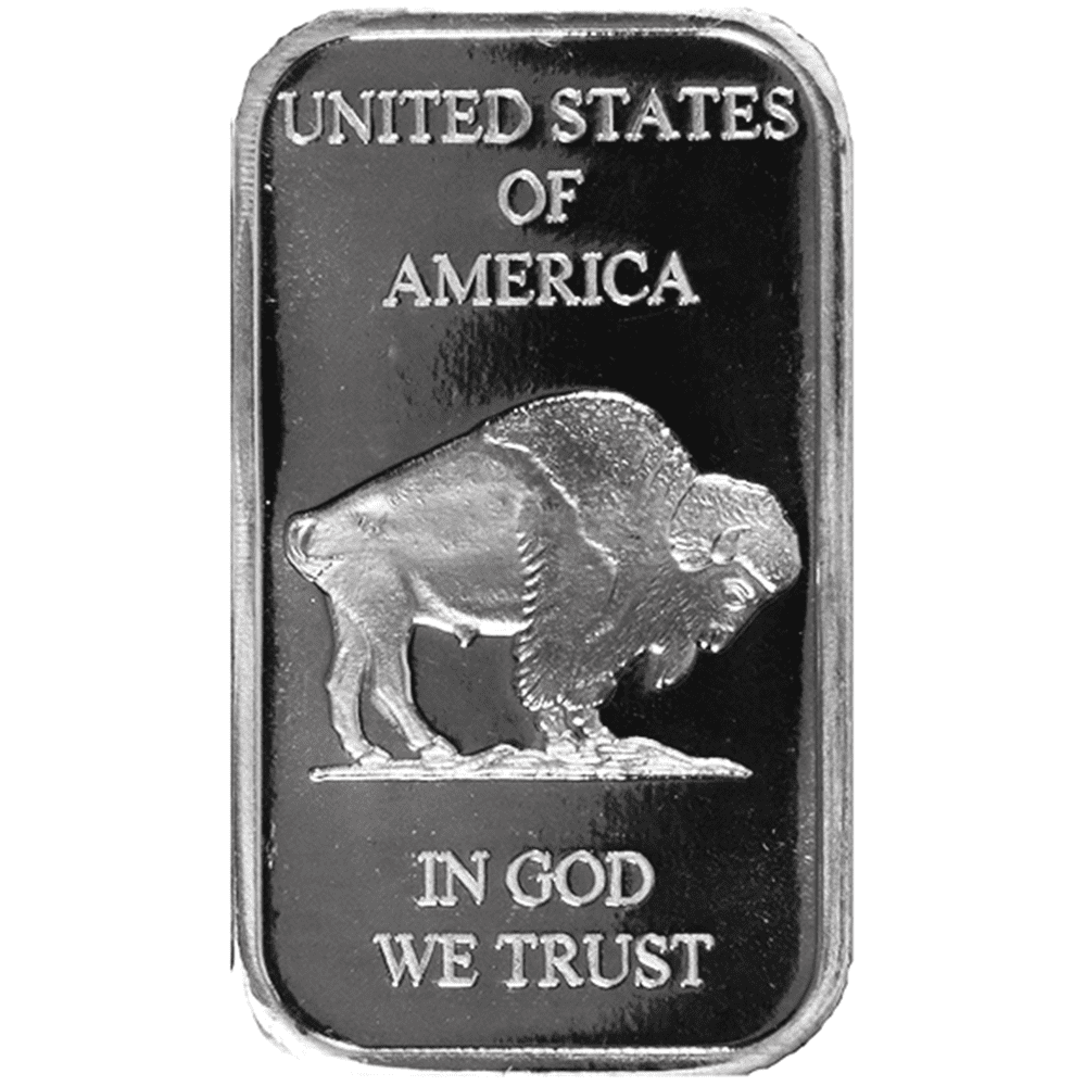 1 Troy oz Buffalo .999 Fine Silver Bar Sealed image 1